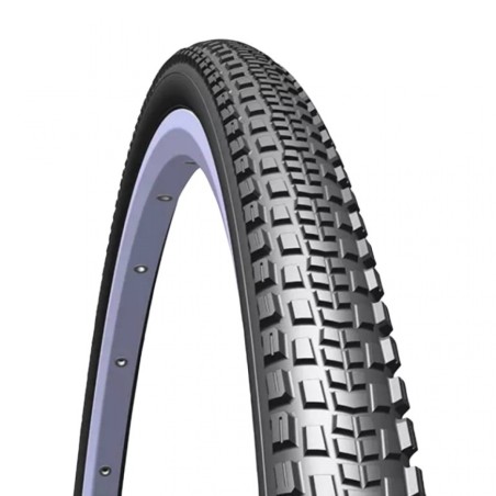 Pneu gravel 700 x 40 mitas x-road noir ts tubeless supra compatible tubetype