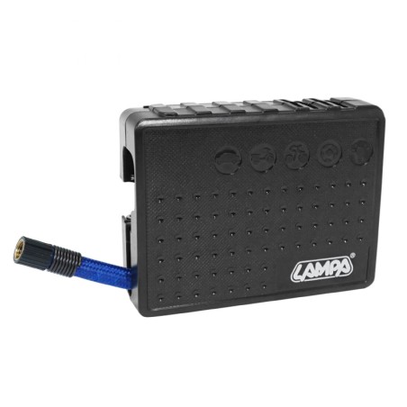 COMPRESSEUR DE POCHE UNIVERSEL AVEC TORCHE LED 8 BAR (8 PILES AA)