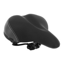 SELLE CITY NEWFORM NOIR-GRIS 258x228mm RAIL ACIER (CARTE NEWTON)