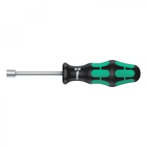 TOURNEVIS A DOUILLE WERA 395 HOLO 10 mm NOIR-VERT (VENDU A L'UNITE)  -MARQUE ALLEMANDE POUR LES ATELIERS-