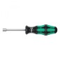 TOURNEVIS A DOUILLE WERA 395 HOLO 10 mm NOIR-VERT (VENDU A L'UNITE)  -MARQUE ALLEMANDE POUR LES ATELIERS-
