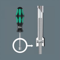 TOURNEVIS A DOUILLE WERA 395 HOLO 10 mm NOIR-VERT (VENDU A L'UNITE)  -MARQUE ALLEMANDE POUR LES ATELIERS-