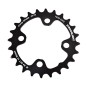PLATEAU VTT DOUBLE DIAM  64 INTER 24DTS NOIR 4 BRANCHES ALU 7075 STRONG 10V SRAM XX SHIMAN