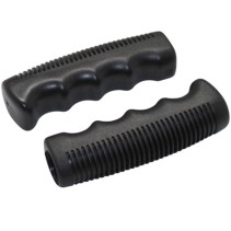 POIGNEE CITY CAOUTCHOUC NOIR PREFORME 110mm (PAIRE)