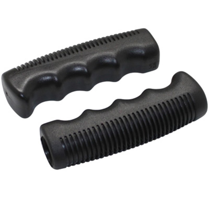POIGNEE CITY CAOUTCHOUC NOIR PREFORME 110mm (PAIRE)