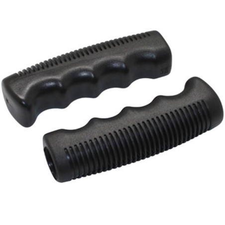 POIGNEE CITY CAOUTCHOUC NOIR PREFORME 110mm (PAIRE)