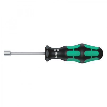 TOURNEVIS A DOUILLE WERA 395 HOLO 13 mm NOIR-VERT (VENDU A L'UNITE)  -MARQUE ALLEMANDE POUR LES ATELIERS-