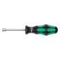 TOURNEVIS A DOUILLE WERA 395 HOLO 13 mm NOIR-VERT (VENDU A L'UNITE)  -MARQUE ALLEMANDE POUR LES ATELIERS-