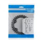 PLATEAU VTT MONO DIAM  96 EXTER 34DTS NOIR 4 BRANCHES SHIMANO MT610 12V.