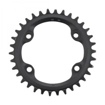 PLATEAU VTT MONO DIAM  96 EXTER 34DTS NOIR 4 BRANCHES SHIMANO MT610 12V.