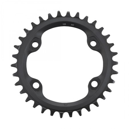 PLATEAU VTT MONO DIAM  96 EXTER 34DTS NOIR 4 BRANCHES SHIMANO MT610 12V.