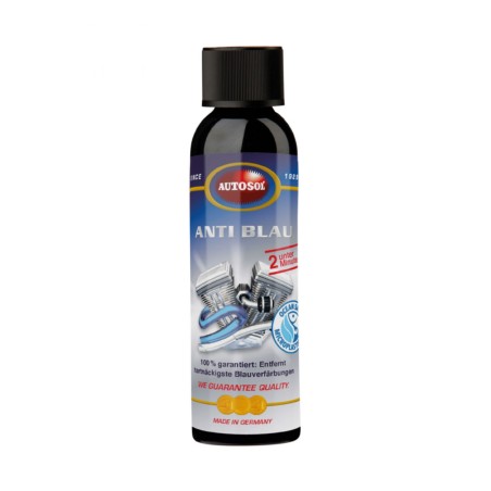 POLISH METAL DETACHANT AUTOSOL MOTO BLUING REMOVER ELIMINE LES TACHES BLEUS OU BRUNES SUR LES ECHAPPEMENTS (FLACON 150ml)