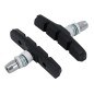 Porte patin frein vtt a vis symetric Newton 70mm en matiere recycle noir (1 paire)