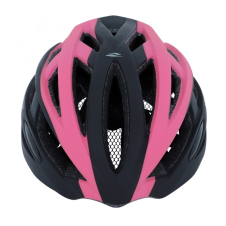 CASQUE VELO ADULTE GIST E-BIKE PLANET NOIR-ROSE MAT IN-MOLD TAILLE 52-58 REGLAGE MOLETTE 212GRS