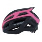 CASQUE VELO ADULTE GIST E-BIKE PLANET NOIR-ROSE MAT IN-MOLD TAILLE 52-58 REGLAGE MOLETTE 212GRS