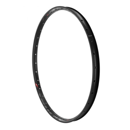 Jante vtt 27.5" trucky 30 disc noir 32t. double paroi avec oeillets (largeur 30mm) pour pneu 2.00 - 2.50