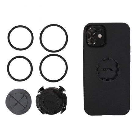 Support telephone-smartphone Zefal z console lite avec protection pour iphone 12 mini (5.4") etanche avec support rotatif