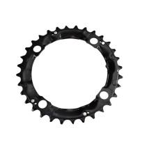 PLATEAU VTT TRIPLE DIAM 104 INTERM 32DTS NOIR 4 BRANCHES SHIMANO ORIGINE DEORE M480 9V