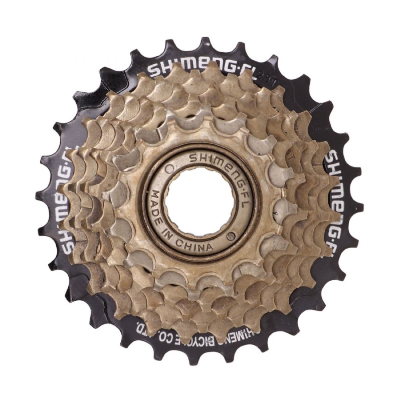 ROUE LIBRE  7V. P2R SHIMENG 14-28 BRONZE-NOIRE INDEXEE