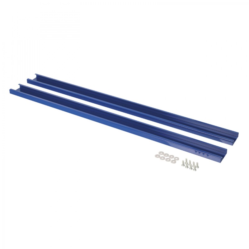 RAILS DE MONTAGE CYCLUS POUR FIXER PANNEAU A OUTILS SUR ETABLI (VENDU A LA PAIRE)  -MADE IN CEE-