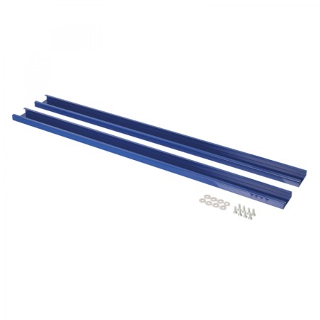 RAILS DE MONTAGE CYCLUS POUR FIXER PANNEAU A OUTILS SUR ETABLI (VENDU A LA PAIRE)  -MADE IN CEE-