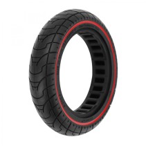 PNEU TROTTINETTE  9.2 X 2.00 NOIR LISERET ROUGE  - PNEU PLEIN