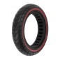 PNEU TROTTINETTE  9.2 X 2.00 NOIR LISERET ROUGE  - PNEU PLEIN