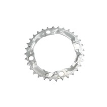 PLATEAU VTT TRIPLE DIAM 104 INTERM 32DTS ARGENT 4 BRANCHES SHIMANO ORIGINE ALIVIO M415 7/8