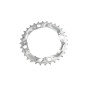 PLATEAU VTT TRIPLE DIAM 104 INTERM 32DTS ARGENT 4 BRANCHES SHIMANO ORIGINE ALIVIO M415 7/8