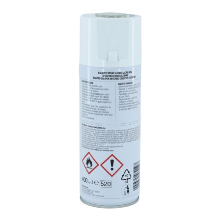 BOMBE DE PEINTURE AREXONS ACRYLIQUE GRIS SILEX RAL 7032 (AEROSOL 400 ml) (3984)