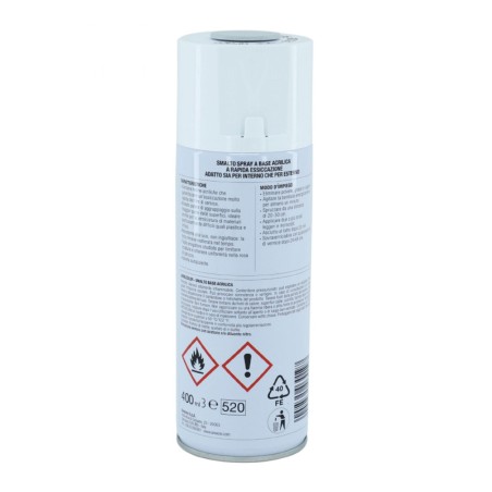 BOMBE DE PEINTURE AREXONS ACRYLIQUE GRIS CLAIR RAL 7035 (ACCESSOIRES SOLEX LUXE) (AEROSOL 400 ml) (3991)