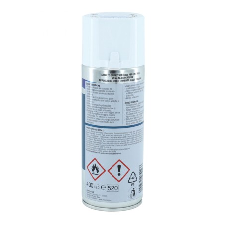 BOMBE DE PEINTURE AREXONS SMALTO SPECIAL METAL BRILLANT BLANC GLACE AEROSOL 400 ml (3292)