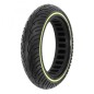 PNEU TROTTINETTE  8.5 X 2.00 NOIR LISERET FLUO - NOIR - PNEU PLEIN (POUR XIAOMI M365 ET AUTRES)