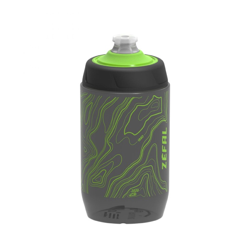 Bidon Zefal sense pro 50 noir-vert 500ml (bouchon visser et tetine etanche)