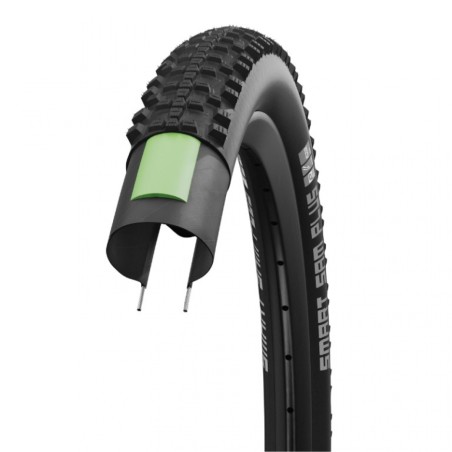Pneu vtt - vae 20 x 2.35 Schwalbe smart sam plus addix noir tr (60-406) double defense renfort greenguard homologue vae e50