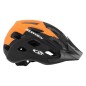 CASQUE VELO ADULTE NEWTON CITY-VTT LEMAN ORANGE-NOIR MAT AVEC LOCK TAILLE 58-61 (VENDU EN BOITE)