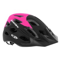 CASQUE VELO ADULTE NEWTON CITY-VTT LEMAN ROSE-NOIR MAT AVEC LOCK TAILLE 58-61 (VENDU EN BOITE)