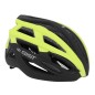 CASQUE VELO ADULTE GIST E-BIKE PLANET NOIR-JAUNE MAT IN-MOLD TAILLE 58-62 REGLAGE MOLETTE 212GRS