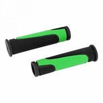 POIGNEE VTT NEWTON RUBBER NOIR-VERT L125mm (PAIRE)