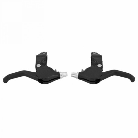 LEVIER DE FREIN VTT ENFANT NEWTON RESINE V-BRAKE NOIR (PAIRE SUR CARTE)