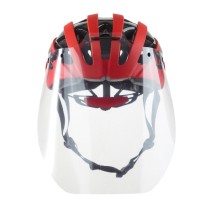 ECRAN CASQUE VELO POLISPORT UNIVERSELLE PVC TRANSPARENTE (LIVREE AVEC 4 COLLIERS) (HOMOLOGUE UE 2016-425)
