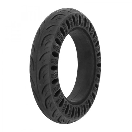 PNEU TROTTINETTE  9.5 X 2.00 NID ALVEOLE NOIR - PNEU PLEIN (POUR XIAOMI M365 ET AUTRES)