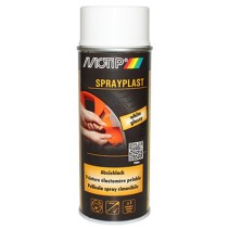 BOMBE DE PEINTURE MOTIP SPRAYPLAST BLANC BRILLANT AEROSOL 400 ml (396533)