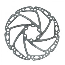 Disque de frein vtt 6 trous tektro brake 160mm argent