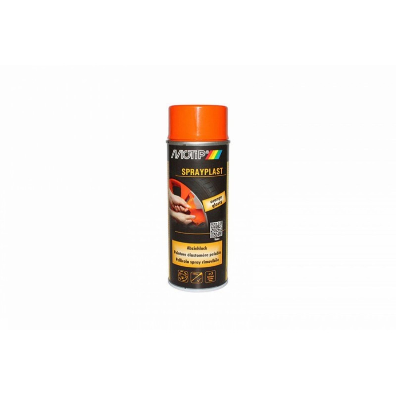 BOMBE DE PEINTURE MOTIP SPRAYPLAST ORANGE BRILLANT AEROSOL 400 ml (396564)