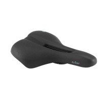 SELLE LOISIR SELLE ROYAL CLASSIC FLOAT MODERATE FEMME NOIR AVEC OUVERTURE CENTRALE