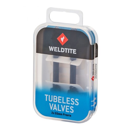 VALVE DE PNEU WELDTITE TUBELESS 55 mm (VENDU PAR 2 SOUS BOITE)