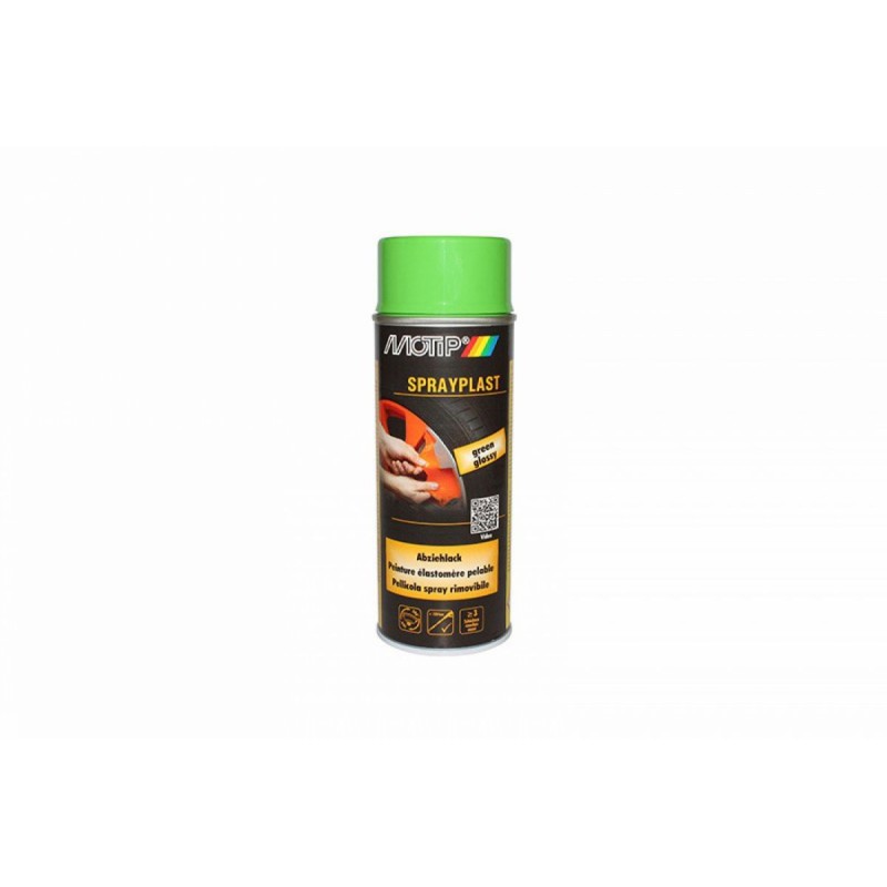 BOMBE DE PEINTURE MOTIP SPRAYPLAST VERT BRILLANT AEROSOL 400 ml (396557)