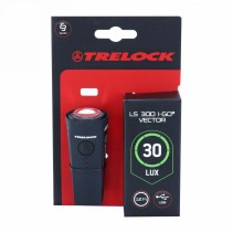 ECLAIRAGE VELO A BATTERIE AVANT TRELOCK LS300 VECTOR EN 30 LUX VISIBILITE 45m ET VU A 2750m (AUTONOMIE 12H) BATTERIE LITHIUM