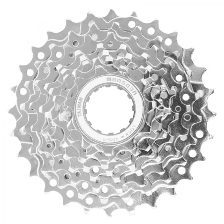 Cassette  8v. p2r pour Shimano/Sram vtt 11-28 argent